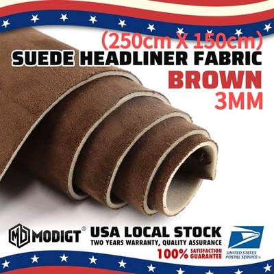 Headliner Fabric Suede with Foam-Backed Roof & Panel Lining Upholstery Renew