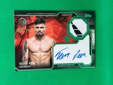 2025 Topps UFC Knockout Trevor Peek Auto Fighter Worn Relics RC Rookie 24/199