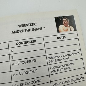 WWF WrestleMania NES 1989 Hulk Hogan Wrestling gioco acclamato manuale non testato