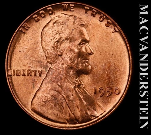 1950-P Lincoln Wheat Cent — photo from the most recent tracked eBay sale