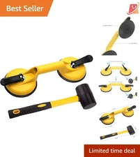 Floor Gap Fixer Tool for Laminate Floors Gap Repair Suction Cup Mallet Kit