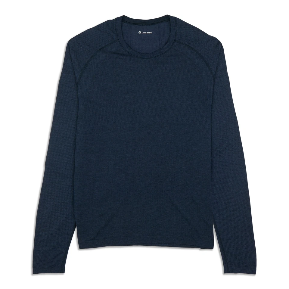 lululemon Men's Casual Long Sleeve Shirt Size M Navy