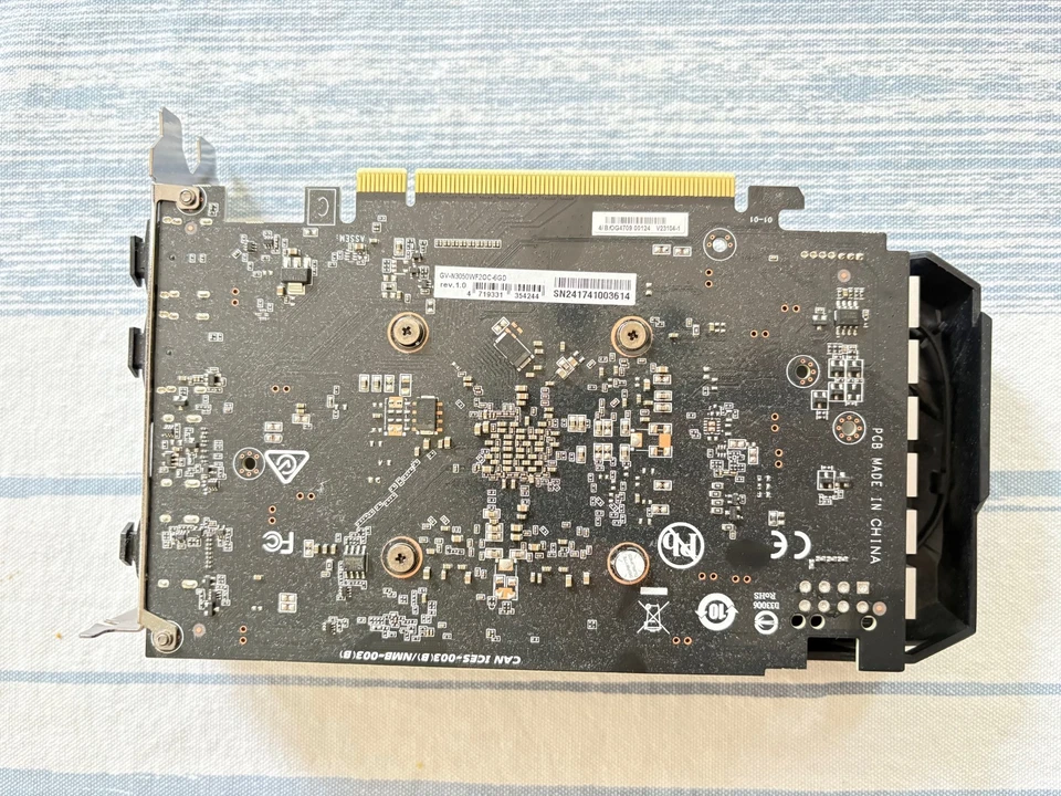 GIGABYTE GeForce RTX 3050 WINDFORCE OC 6GB GDDR6 Graphics Card GPU *WORKS GREAT* - Image 4 of 4