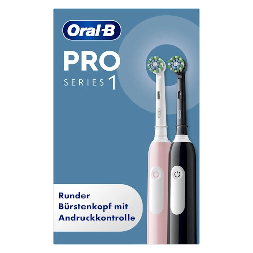 Oral-B Pro 1 Black/Pink mit 2. Handstück - Bild 2