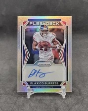 2021 PRIZM FLASHBACK SILVER /99 PLAXICO BURRESS AUTO GIANTS