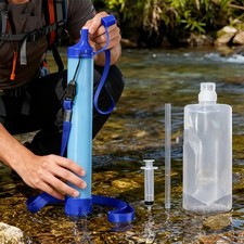 1pcs Outdoor Water Filter, Personal Straw Water Filtration System, Emergency Sur