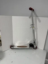 Authentic Razor Kick Scooter Red Two Wheeled Kids Folding Adjustable Height Used