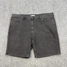 Levi Strauss Co Denim Shorts Mens 44 Black Bermuda 10 Inseam Stretch