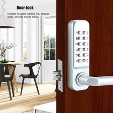 Double Sided Handle Mechanical Combination Lock Wrought Iron Fence Door Lock For