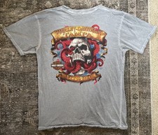 Harley Davidson Tampa Bay Florida Size Medium Grey Chapter T-Shirt