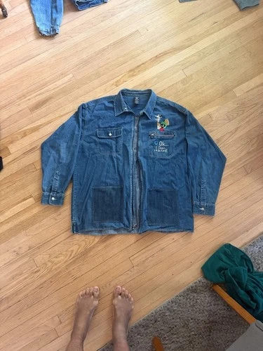 Warner Bros. Studio Store Marvin the Martian Denim Jacket XL - product listing photo