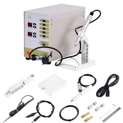 110v Permanent Jewelry Welder Kit Pulse Spots Welder Jewelry Arc Welding Machine
