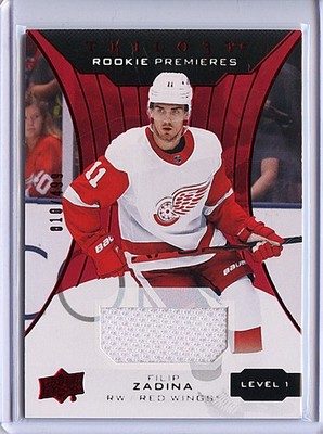 2019-20 - Upper Deck - Trilogy Rookie Premiers Jersey - Filip Zadina  (010/499)