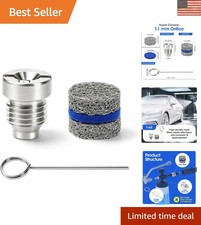 3-Piece Foam Cannon Nozzle Kit - 1.1mm, 3000 PSI, Stainless Steel for Easy Cl...