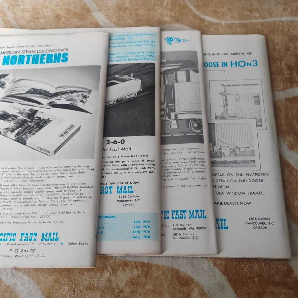 1975 Model Railroader train magazine 4 issues(July,Aug,Nov,Dec) - Image 2 of 2