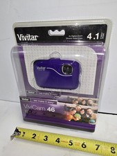 Vivitar ViviCam 46 4.1MP Digital Camera - purple - Sealed New in Box 