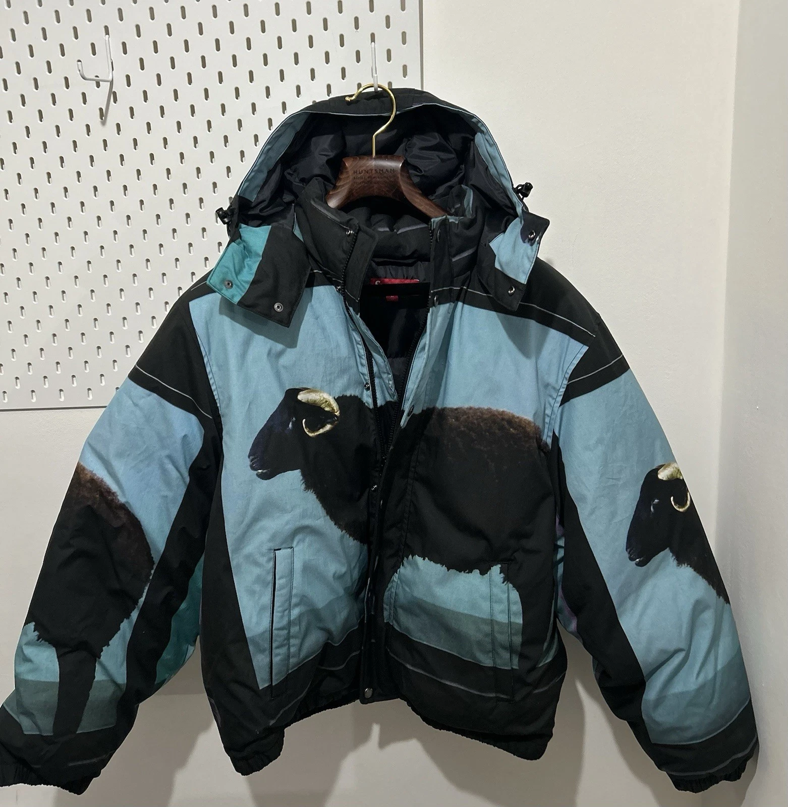 Doudoune noire mouton Supreme x Damien Hirst   Medium