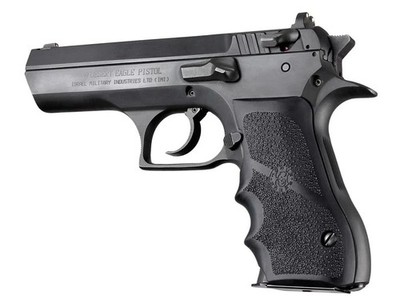 Hogue 76000 Magnum Research Baby Eagle 40 9mm Jericho & Uzi Eagle Black