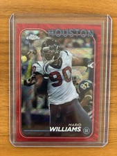 Mario Williams 1/5 Red Wave 2024 Topps Chrome Refractor Texans #84 eBay 1/1