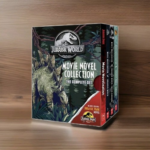 Jurassic World Movie Novel 3-Book Collection: The Complete Box Set New Universal - Picture 1 of 3