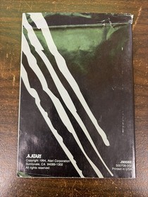 Alien VS Predator (Atari Jaguar) Box Manual W/ 4 Overlays