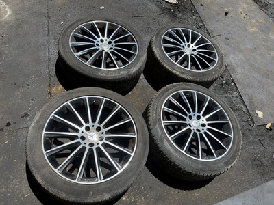 MERCEDES BENZ GLC300 GLC250 CLA GLA SET OF 4 SOPRT AMG FACTORY WHEEL TIRE RIM 19