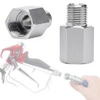 Langes ReduzierstüCk 3/8 Zoll Innengewinde Auf 1/4 Zoll AußEngewinde, Edelstahl-