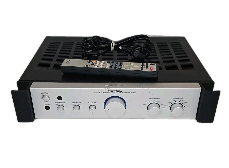 Amplificador integrado estéreo ROTEL RA-1062 con fono remoto HiFi Foto 2 de 4
