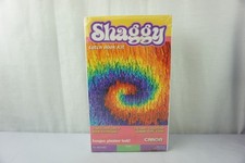 Caron Shaggy Flowers Latch Hook Kit 8x8 Rainbow Swirl SGY302 NEW
