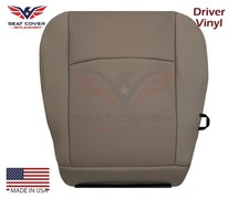 2009-2012 For Dodge Ram Synt. Leather Perf Front Driver Bottom Seat Cover Tan