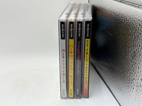 [Set of 4] Sega Saturn Soft Fighters Megamix Virtua 2 and others