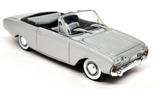 Solido 1/43 - Ford Taunus 17M Convertible 1960 Silver diecast model car