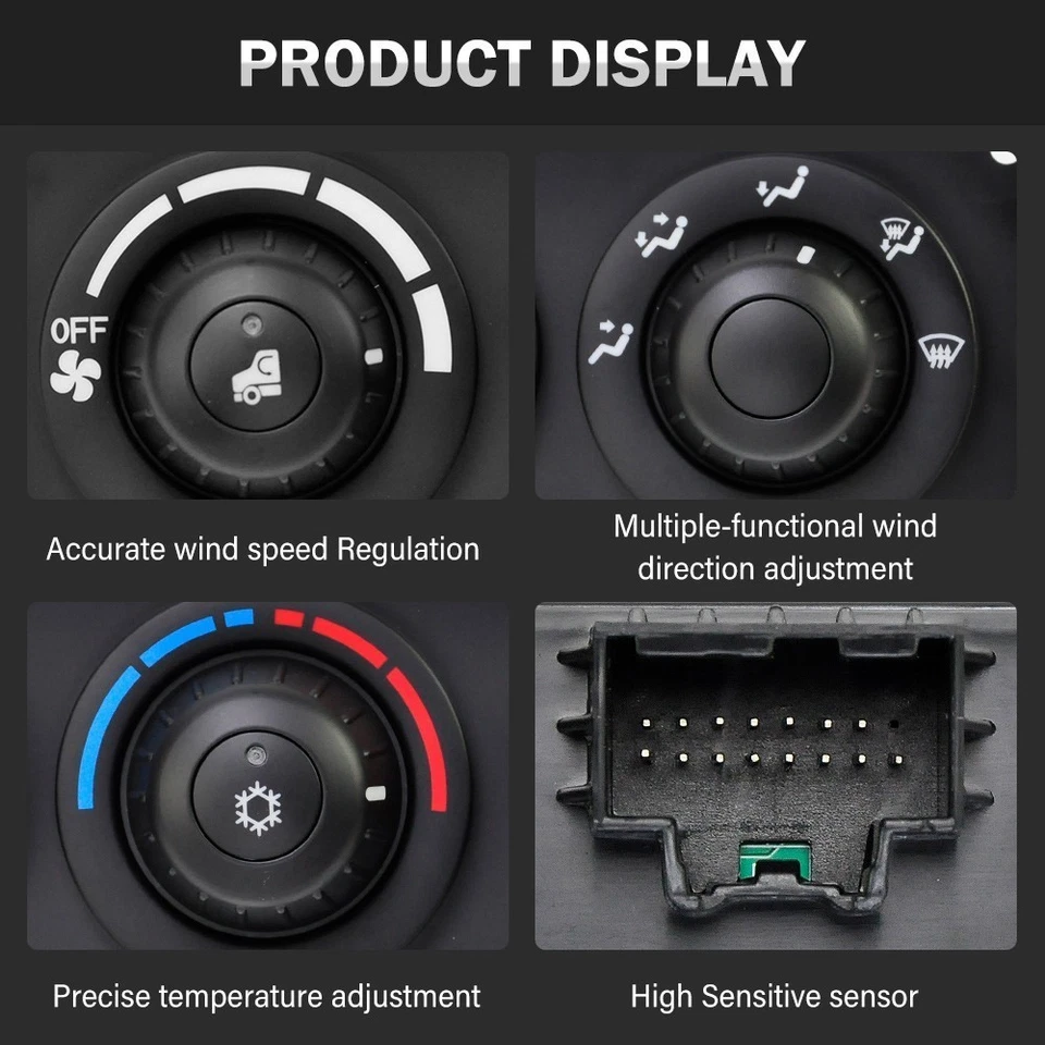 Módulo de control climático calentador de aire acondicionado HVAC F21-1013-21-000 para Kenworth Paccar 06-23 Foto 4 de 4