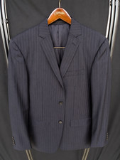 Garrara Blue Pinstripe 2 Piece Suit Made in USA Men’s 40R