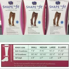 Dr. Comfort Sheer Knee-High Hosiery For Women, CT, 15-20mmHg (Size: M) Black