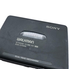 Sony WM-EX999 Walkman Cassette Player Black   For Parts or Repair