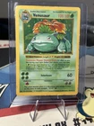 Shadowless Venusaur 15/102 Holo Base Set Pokemon Card Vintage WOTC HP DMG