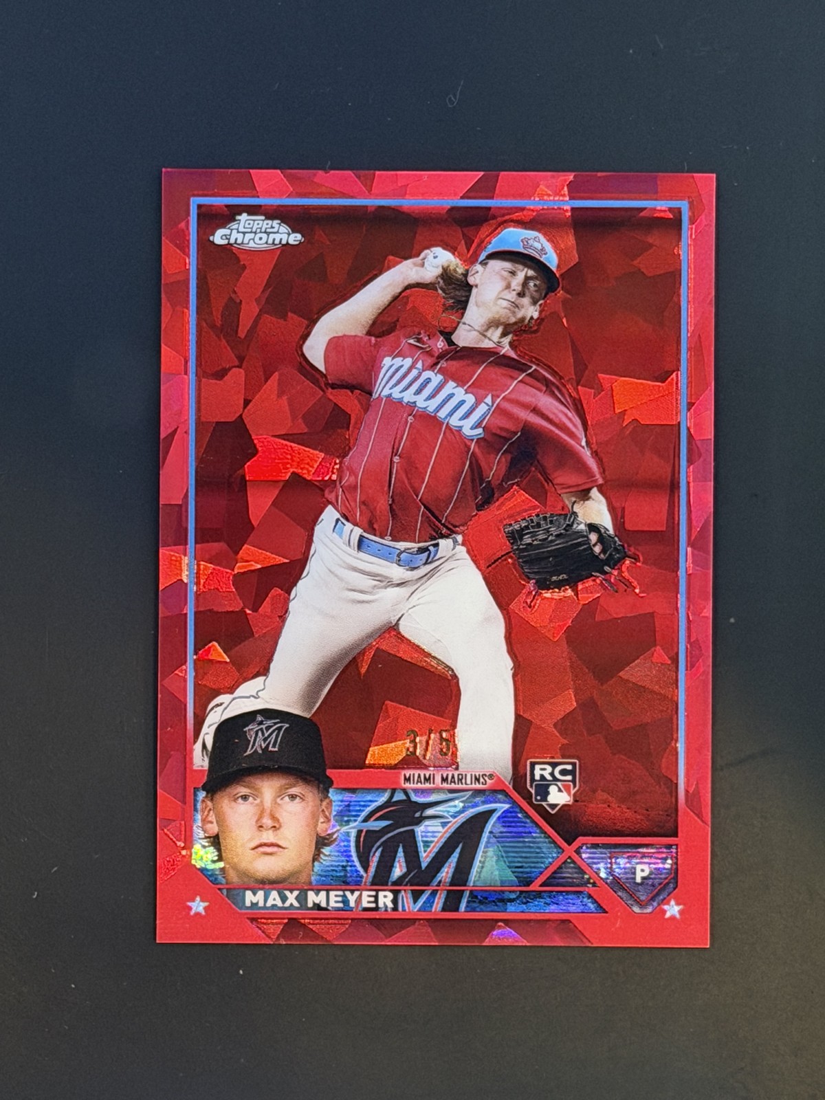 2023 Topps Chrome Sapphire Edition - Max Meyer #388 Red /5 (RC)