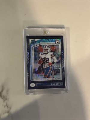 2024 Panini Donruss Optic - Rated Rookie Ray Davis #283 Blue Scope Prizm (RC)
