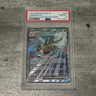 Pokemon TCG: Yanmega ex 228/182 Sv10: Destined Rivals Holo PSA 10