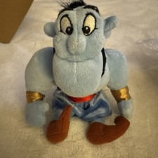 The Walt Disney Company Aladdin Genie 7 Blue Bean Bag Plush Stuffed Animal Toy