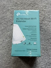TP-Link AC750 Mesh Wi-Fi Range Extender RE220 - New - UK Model - Fast Setup