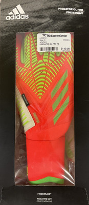 Adidas Predator GL Pro Finger Save Goal Keeping Gloves Unisex Adult Size Eight