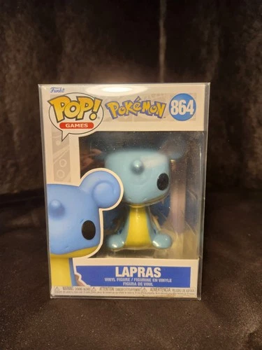Funko POP! Pokemon LAPRAS #864 Anime Games NEW +Protector Near Mint