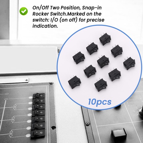 Interupteur à Bascule 2 Position Voyant Lumineux