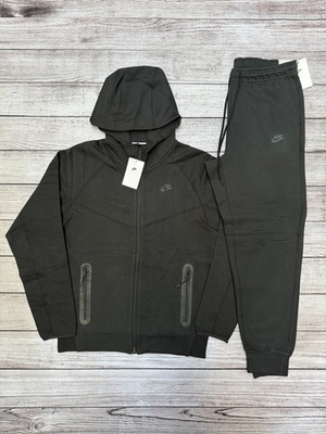 #ad NEW Nike Sportswear Tech Fleece Full Zip Hoodie amp; Joggers Set Black Size S XL $149.99