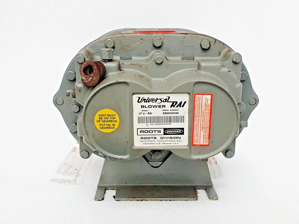 Soplador de desplazamiento positivo lóbulo giratorio ROOTS RAI 47 U-RAI URAI, 3" # NUEVO Foto 2 de 4