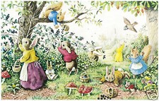 Racey Helps - Picking Blackberries - MEDICI POSTCARDS