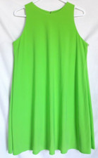 Lauren Ralph Lauren Size 10 Sleeveless Women's Shift Dress Bright Green