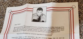 Mike Tyson's Punch-Out Nintendo NES Punchout Manual Letra &iexcl;Balas Blancas y Estrella!